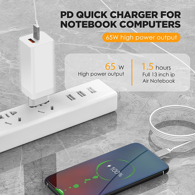 C65 65W PD+QC3.0 fast Charger