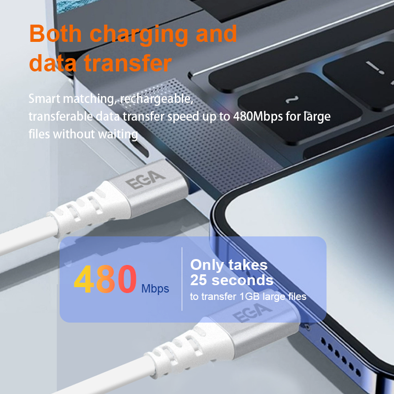 EC7 Type-C to Lightning cable 35W